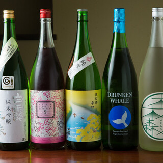 季節限定も◎料理に合う日本酒や焼酎を豊富にご用意