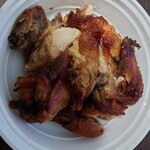 香港料理 味仙 - 骨付き鶏の特製パリパリ丸揚げ