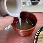 そば専科　植田塾 - そば湯も飲むよ〜