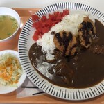 Toshoen - ひれかつカレー（570円）、大盛り（＋50円）
                        福神漬け大盛り