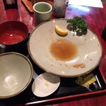 丸和 - 完食　ご飯は三杯食べ、キャベツも一度お代わりしました