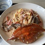 お食事処　さんぽう - カニパスタ　アップ