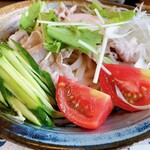 瑞生庵 - このトマトときゅうりも最高でした！