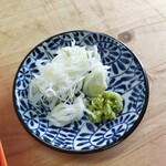 山忠 - ざる中華の薬味