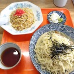山忠 - Aセット・ざる中華と小チャーハン 900円