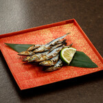 Whole dried sardines from Yamashita Suisan