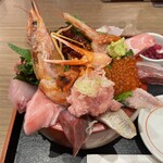 魚がし食堂　中央市場店 - 海鮮ちらし(特上)(ご飯大) 2200円