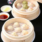 Assortment of 3 types Xiaolongbao