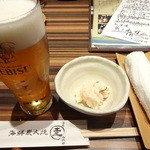 Nidaime Kei - 生ビール：６５０円