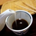 吾妻橋 やぶそば - 蕎麦湯は白濁ややトロリ