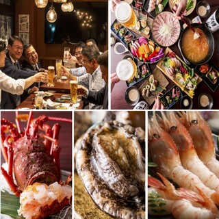 豊洲市場から直送の魚介類も必見！鮮度抜群の鮮魚をお刺身で◎