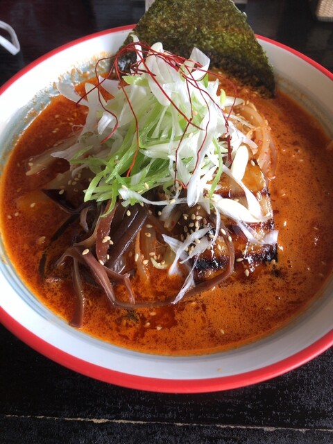 味噌に自信、辛味に自信がありそうですね : 麺や 天嶺の写真