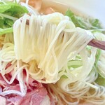 デニーズ - 冷麺風カペリーニ　麺