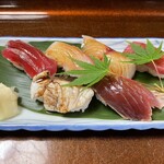 本家 寺津屋 - にぎり寿司6品