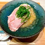 つけ蕎麦 津桜 - 鰹と昆布のジュレ水つけ蕎麦　1000円