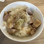 麺処 海日和 - アブラめし