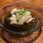 東京和食 りくう - 香住蟹と岩もずくの三杯酢