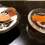 島津 - 鮟肝とカラスミ