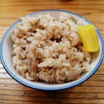 葉隠うどん - かしわめし