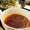 天ぷら・あて巻き そばいち - ピリ辛ラー油肉つけそば¥880
