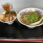 台湾料理 亜薇 - 魯肉飯坦麺セット　1000円