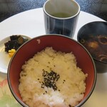 日本料理「魚清」 - ごはん・お味噌汁・香の物 