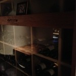 地下のセラー（お手洗い横）