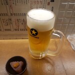 ヤマネ肉店 - 生ビール