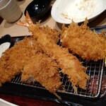 Shinjuku Tonkatsu Saboten Futa Go Tamagawara Izu - 揚げ物４種