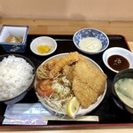 Sai-Sai - ミックスフライ定食　ご飯大盛