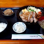 むさし庵 - 料理写真:鳥の塩焼定食