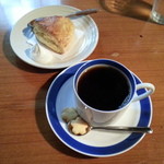 ひだまりブレンド＆ミルクスコーンです。