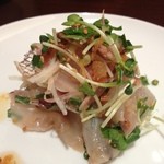 鯛刺身XO醤1,200円