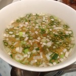 中国料理 伊部 - 葱ザーサイスープ200円