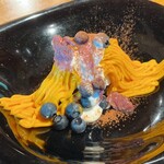 森の中のレストラン こどう - かぼちゃのモンブラン