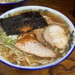 ケンちゃんラーメン - 先代おすすめの唐辛子入れて！