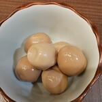 Yakiton Chikuzenya - うずらニンニク醤油漬け