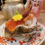 名古屋の魚が旨い店 サカナのハチベエ - 通風岩ガキ