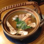 にしきや - 松茸の土瓶蒸し（800円）