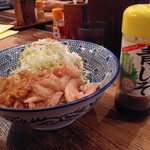 そば処 若松屋 - 焼肉サラダ900円