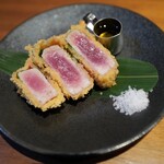 Rare bonito cutlet