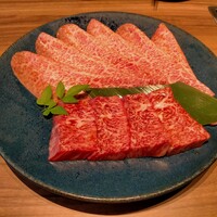 東京焼肉 黒木 - プレミアムロース2178円、和牛厚切りハラミ2948円