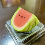 Sousaku Wagashi Washou Sakamoto - 季節の上生菓子西瓜。見よこの技！