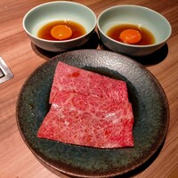 東京焼肉 黒木 - ザブトンの焼きすき1848円