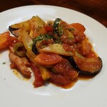 キッチン ブルー グローブ - 反対側か、