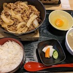 寿松庵 - 牛バラ焼き定食