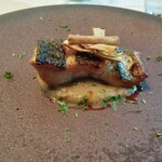 Le Salon de Legumes - アイナメのポワレ、ゴボウのコース