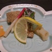 鮨隆 - サワラのゴマ幽暗焼き（正式名称はあやしいです）。