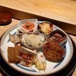 寿し おおはた - 兄さん作の前菜❤️それぞれちゃんと美味しい