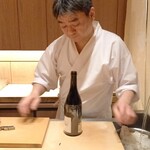 寿し おおはた - 大将、今日もよろしくお願いします♪